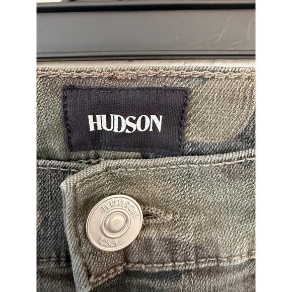 Hudson Camo Skinny Jeans Women’s Size 27 Stretch Camouflage Denim Pants - Picture 4 of 9